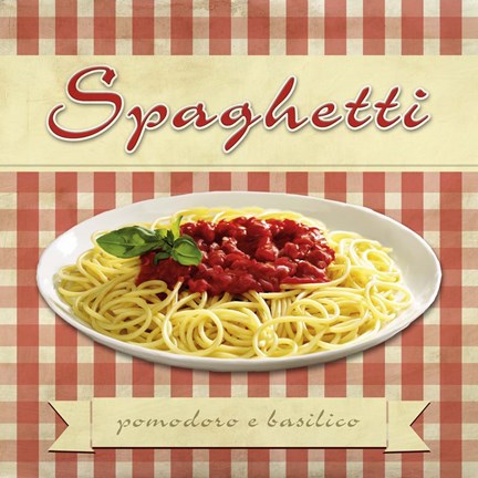 Framed Spaghetti Print