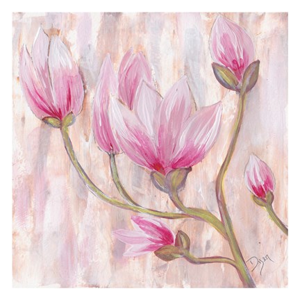 Framed Tulip Tree 1 Print