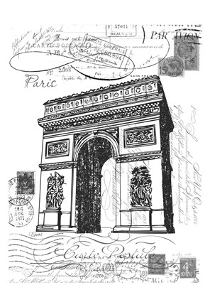 Framed Eco Vintage Paris 2 Print
