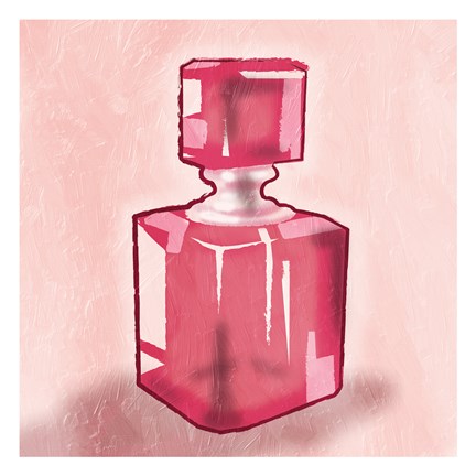 Framed Pink Perfume Print