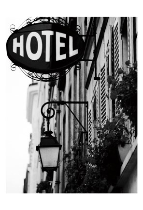 Framed Paris Hotel Print