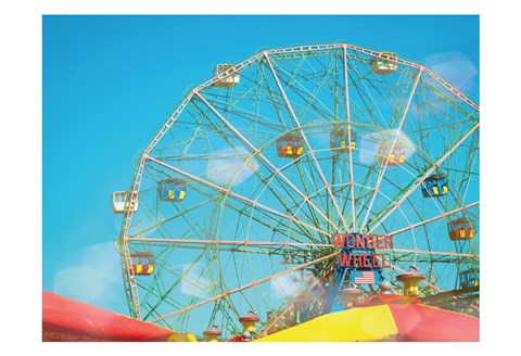 Framed Coney Island Afternoon Print