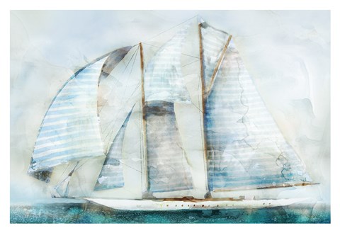 Framed Sailboat Blues Print