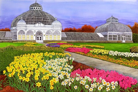 Framed Botanical Gardens, Buffalo, NY Print