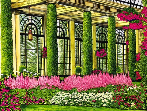 Framed Longwood Gardens - Conservator, Pennsylvania Print