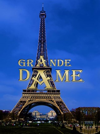 Framed Eiffel Tower - Grande Dame Print