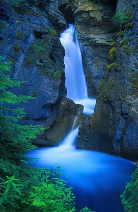 Framed Blue Waterfall Print