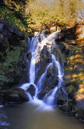 Framed Peaceful Waterfall Print