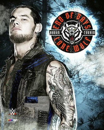 Framed Baron Corbin 2016 Posed Print