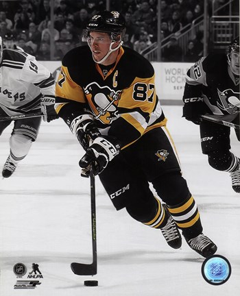 Framed Sidney Crosby 2015-16 Spotlight Action Print