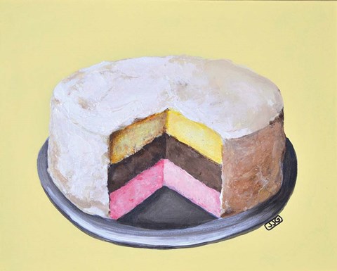 Framed Neapolitan Cake Print