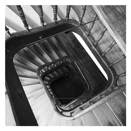Framed Spiral Staircase No. 8 Print
