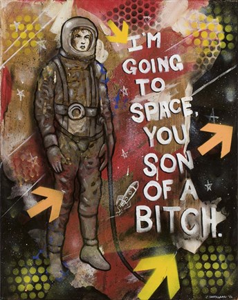 Framed Spaceman Print