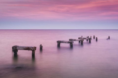 Framed Jetty No More Print