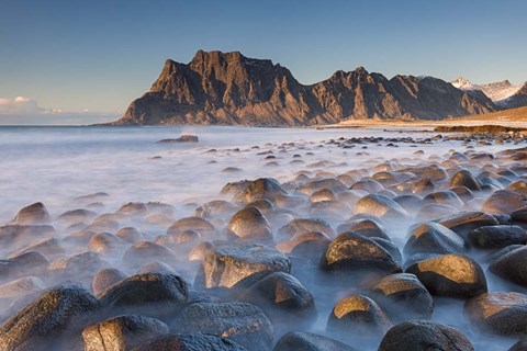 Framed Ghostly Rocks Print