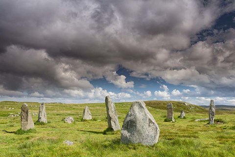 Framed Callanish Iii Stones Print