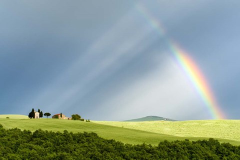 Framed Rainbow Rays Print