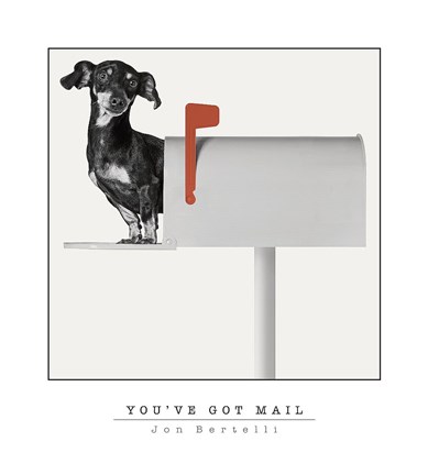 Framed You&#39;ve Got Mail Print