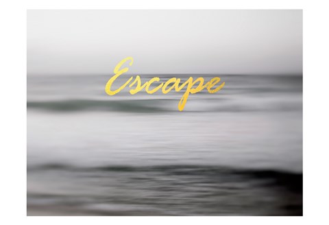 Framed Beach Escape Print