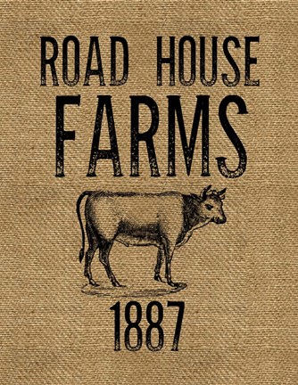 Framed Road House Farms Print