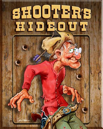 Framed Shooters Hideout Print