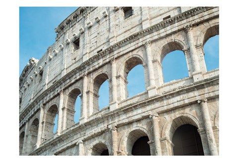 Framed Roman Colosseum Arches Print