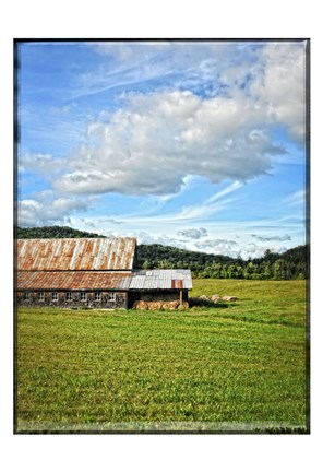 Framed Country Barn 5 Print