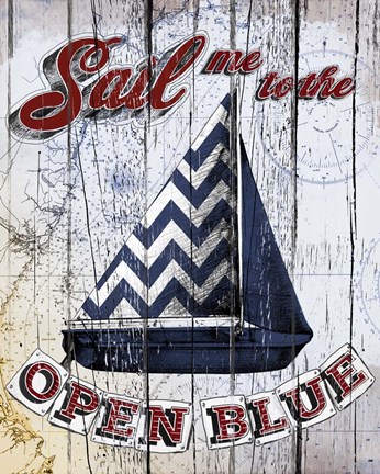 Framed Sail Me Print