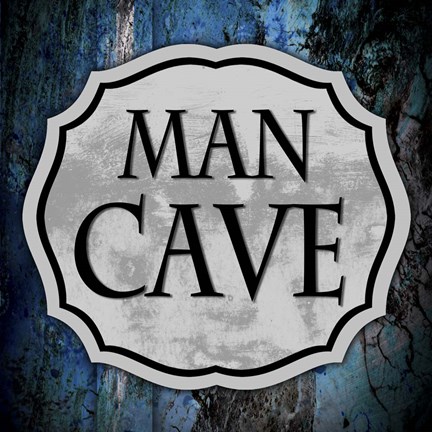 Framed Man Cave 1 Print
