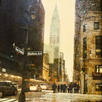 Framed New York Streets Print