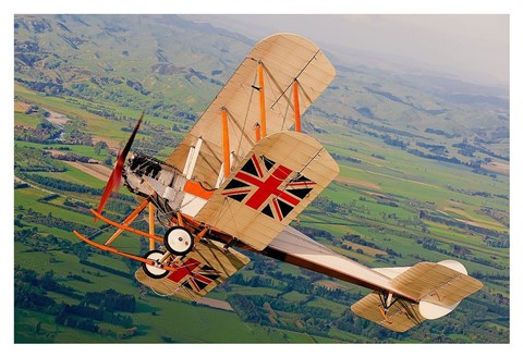 Framed Royal Aircraft Factory BE 2c Print