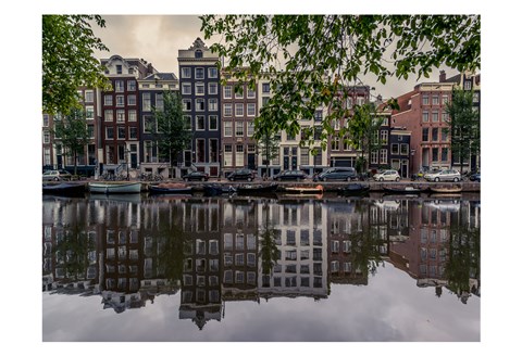 Framed Amsterdam Reflections Print