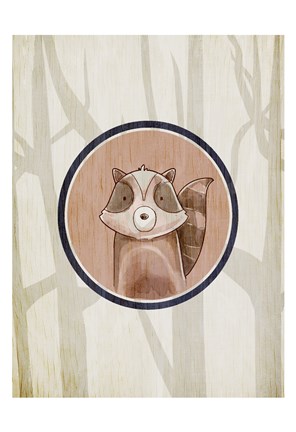 Framed Forest Animals 1 Print