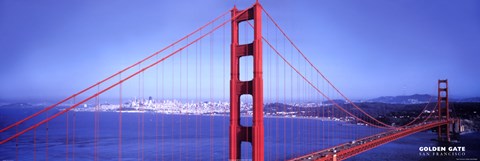 Framed S.F. Golden Gate Bridge Print