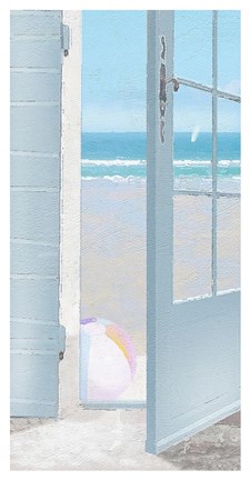 Framed Beach Ball Print