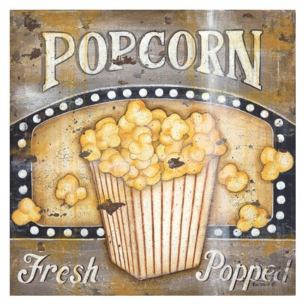 Framed Popcorn Print