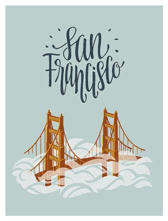Framed San Francisco Travel Print