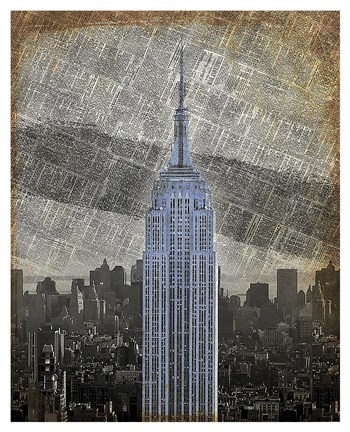 Framed New York II Print