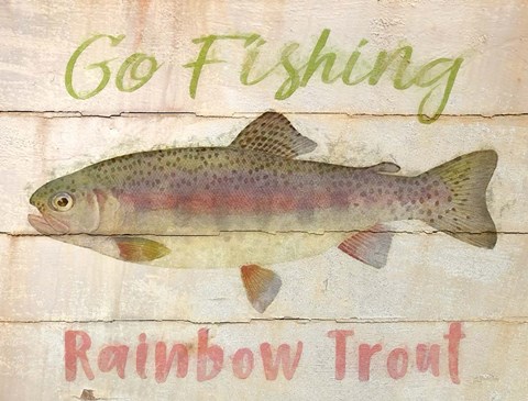 Framed Rainbow Trout Print