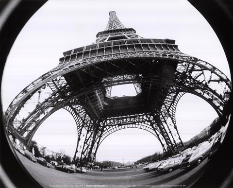 Framed Eiffel Tower, Paris 1979 Print
