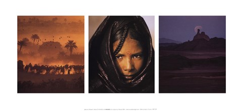 Framed luc Manaud - Sahara Print