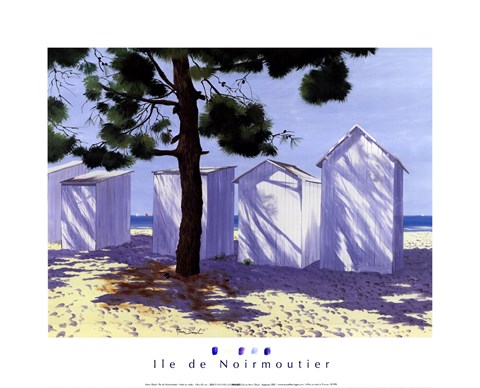 Framed Island of Noirmoutier Print