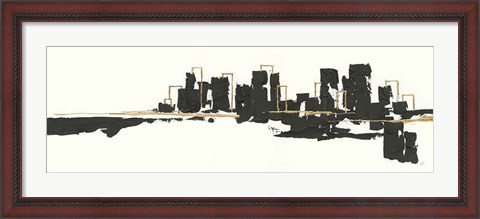 Framed Gilded City I Print