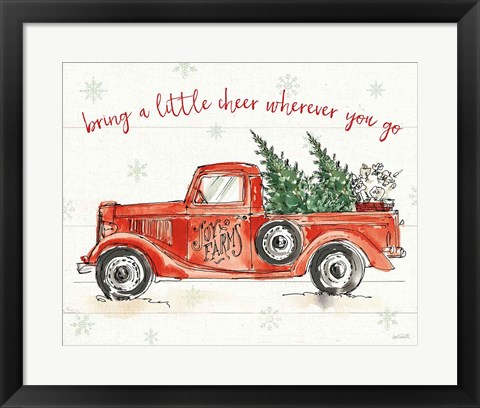 Framed Modern Farmhouse VIII Christmas Print