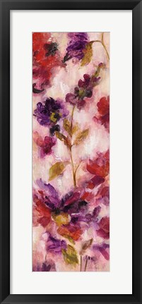 Framed Exuberant Florals III Print