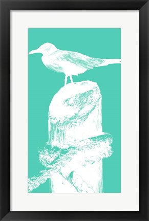 Framed Perching Seabird II Print