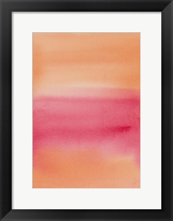 Framed Ocean Dusk I Print