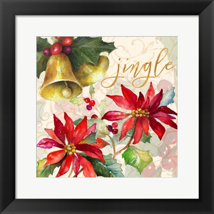 Framed Holiday Wishes III Print