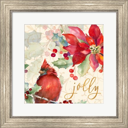 Framed Holiday Wishes II Print