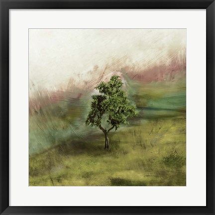 Framed Lone Oak Print